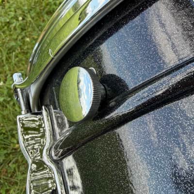 Ludwig LM404 Acrolite 5x14" 8-Lug Black Galaxy Snare Drum image 25