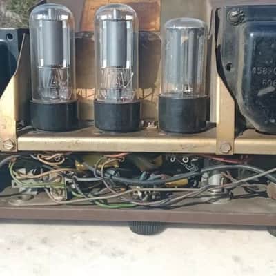 Ampex model 622 Powered Speaker with 6v6 Tube amp image 7