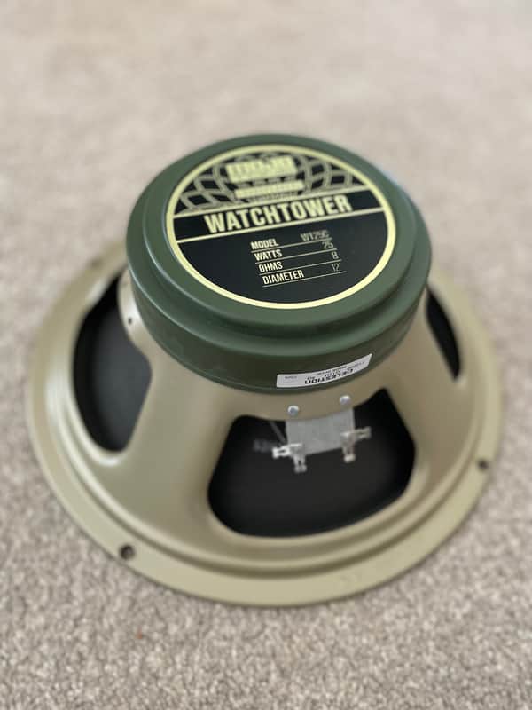 Celestion G12M Greenback 12" 25-Watt 8ohm Guitar Amp Speaker 2020s - White image 1