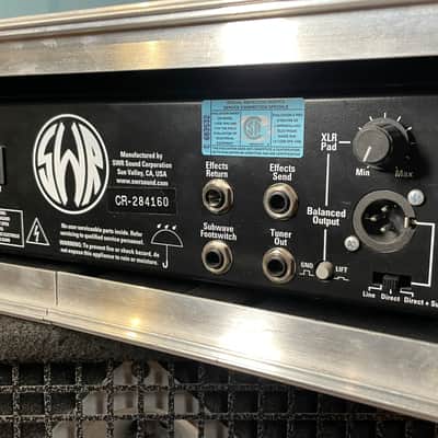 SWR 550X Professional Bass Amplifier with Road Case image 4