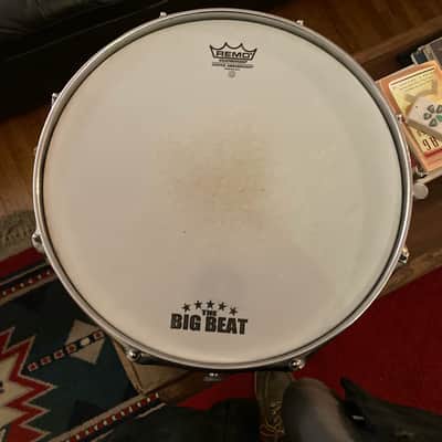 1968 Ludwig Acrolite Snare 5x14" Aluminum Snare Drum with Keystone Badge - Matte Aluminum image 5