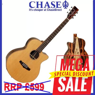 Tanglewood Java TWJSFCE Electro Acoustic Guitar Natural image 1