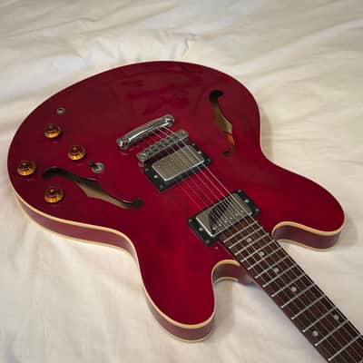 Vintage 1998 Epiphone Dot (Gibson 335) - Made in Korea (MIK) - Cherry - Free Pro Setup image 3
