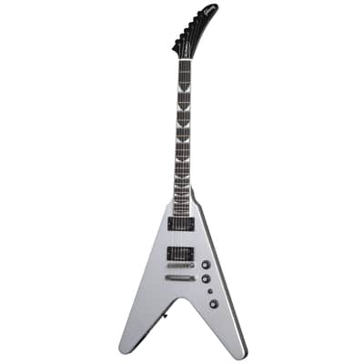 *DEMO MODEL* Gibson Dave Mustaine Flying V EXP - Silver Metallic image 1