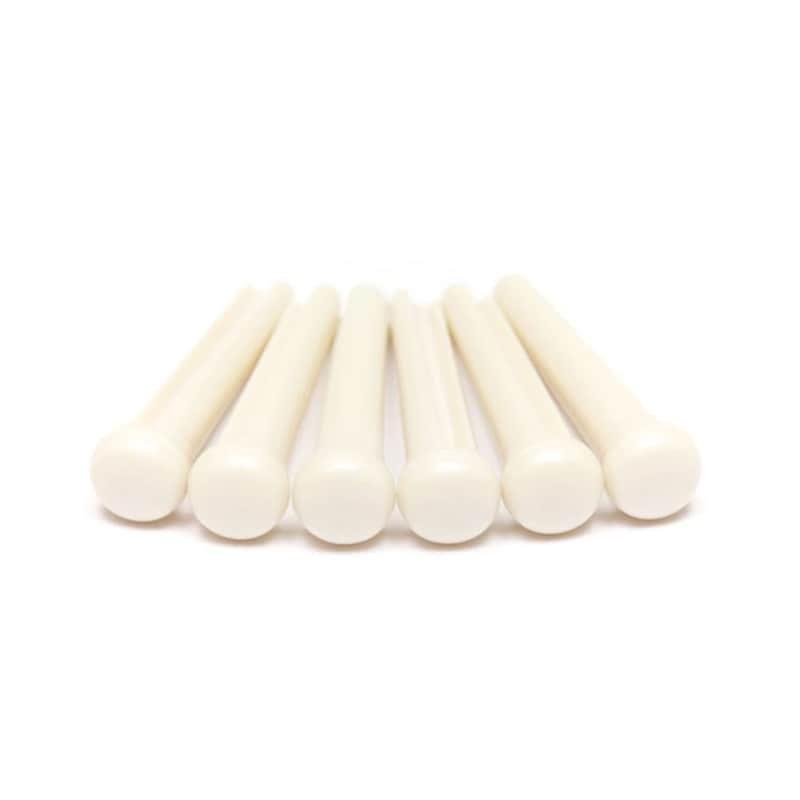Graph Tech TUSQ Bridge Pins White With No Dot image 1