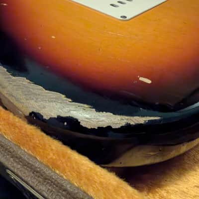 Fender Stratocaster 1960 masterbuilt Dennis Galuszka 2010 - Sunburst image 9
