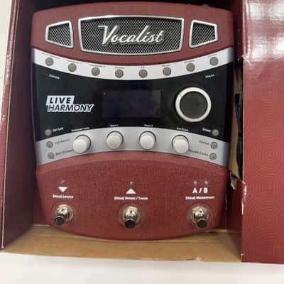 Digitech VLHM Vocalist Live Harmony Vocal Effects Processor Pedal + Box & PSU image 2