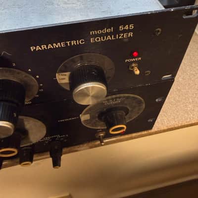 Urei 545 + 565 Vintage Parametric EQ & Filter 1970S - Black image 3