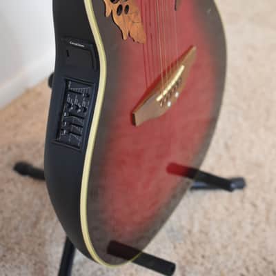Ovation Celebrity CS257 - 2000s - Cherry Burst - w/ OHSC image 6