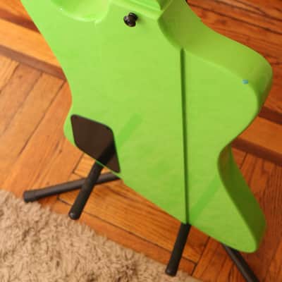 hard luck kings hard luck kings spider neon green firebird stlye electric guitar emg hz pickups 2017 image 6