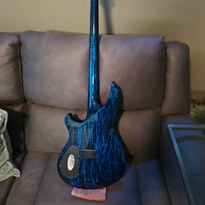 Schecter C-4 Silver Mountain 2021 - Corrosive Cobalt image 2