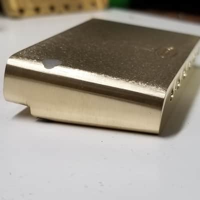 KGC MEGA-MASS Brass Tremolo Block - MIM Stratocaster - 2-1/16" Spacing-  Usually Custom Order! image 7