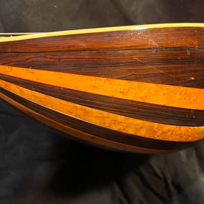 Bruno Bowlback Mandolin - Brazilian RW & Birds Eye Maple - Early 1900s - Great Player - All Org. - Case - Ships FREE!!! image 13