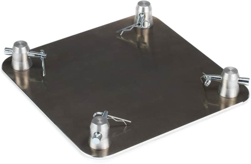 Global Truss SQ-4137 F34 Square Truss Aluminum Base Plate image 1