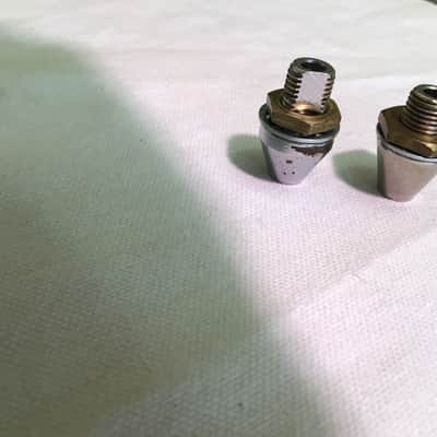 Ludwig Partial Baseball Bat Muffler parts TWO ….1950s-1960s - Chrome image 3