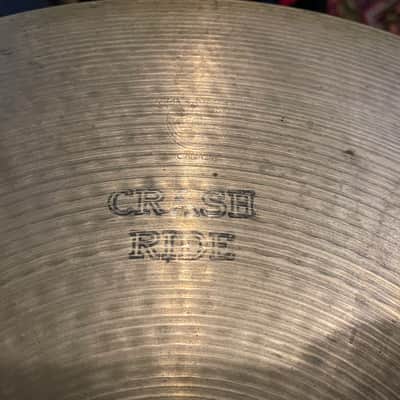 Sabian 18" AA Crash/Ride Cymbal Vintage 1980's 1st Gen "Hollow Logo" B20 - 1522g image 2