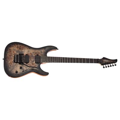 C-6 Pro Floyd - Charcoal Burst Schecter image 2