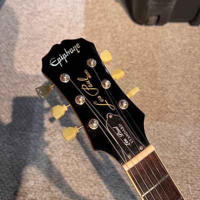 Epiphone Les Paul Standard Plus Top 2003 Trans Amber image 7