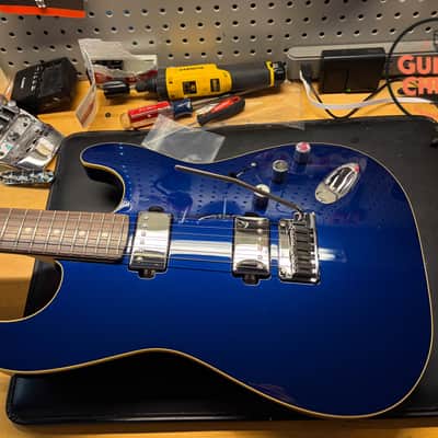 2021 Fender Japan MIJ Modern Stratocaster HH Deep Ocean Metallic w/ Tweed Case image 12
