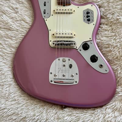 1965 Fender Jaguar Burgundy Mist Electric Guitar image 3