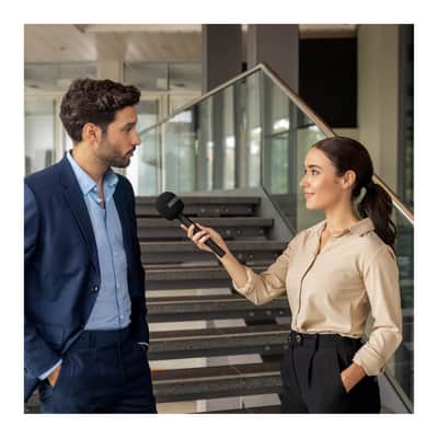 RODE Interview GO Handheld Adaptor for Wireless GO Transmitters (White) image 6