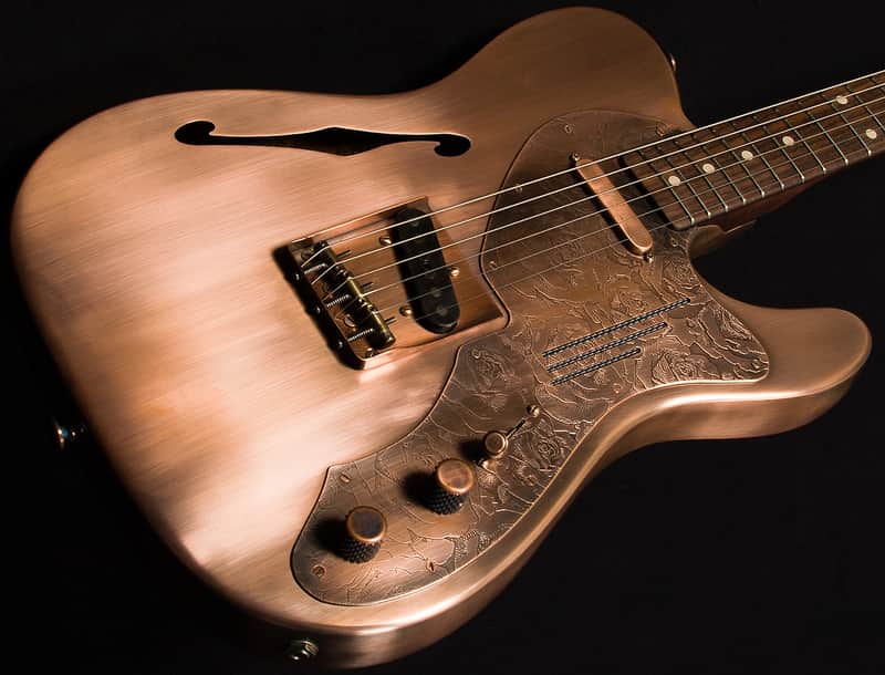 James Trussart Steelcaster Deluxe 2016 - Copper image 1