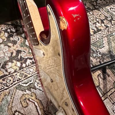 Fender American Deluxe Stratocaster  1993 with Lace Sensor Pickups - Red image 3