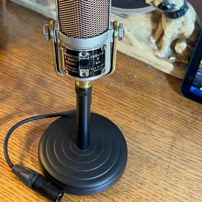 Vintage 1950's Geloso 416 Ribbon Microphone, rebuilt & works great w/desk stand image 10