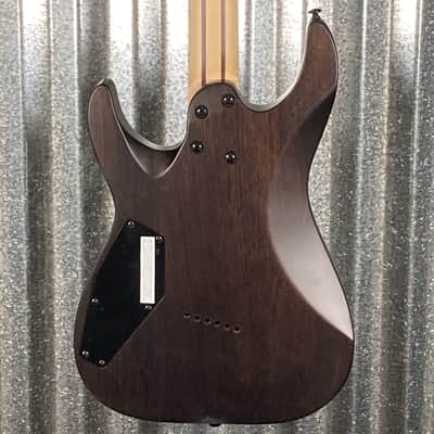 ESP LTD M-1000 Multi Scale Flame Top See Thru Black Satin Guitar M1000MSFMSTBLKS #0382 Used image 10