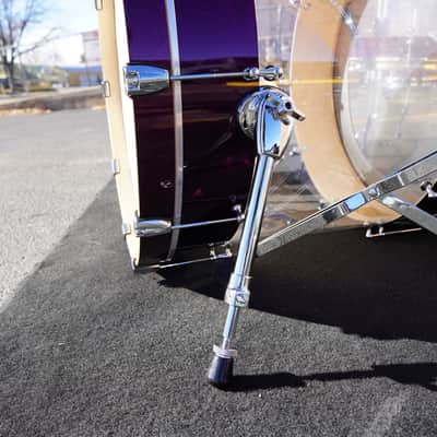 Dixon Artisan Select Proto - Maple/Acrylic 5pc Shell Pack - Deep Purple Sparkle Lacquer  | 12, 14, 14, 16, 22" image 14
