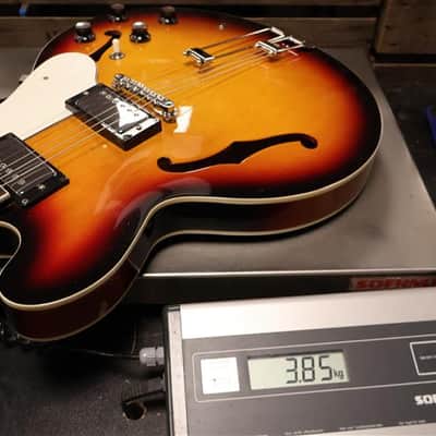 Epiphone Riviera 1997 Sunburst R97D image 7