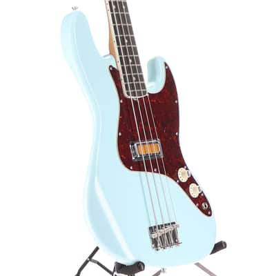 Fender Gold Foil Jazz Bass, Sonic Blue, Professional Setup (B7) (96229) image 3