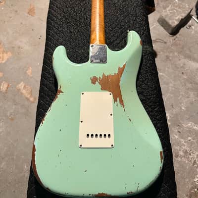Fender Custom Shop Reissue 60’s Heavy Relic Strat 2019 - Surf Green image 3