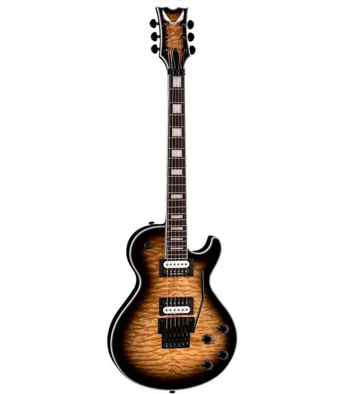 Dean Dean Thoroughbred Select Floyd Quilted Maple,Natural Black Burst, B-Stock image 1
