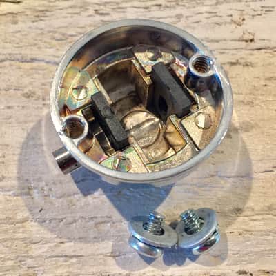 (10) DW Collector’s Series Chrome Snare Drum Turret Lugs including the Cookies (rubber gaskets) & Mounting Screws image 7