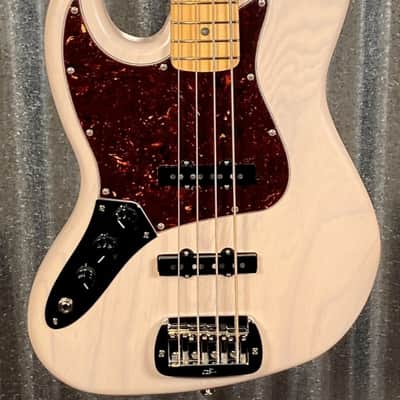 G&L USA 2017 Custom JB 4 String Jazz Bass Blonde Frost Left Hand & Case #4175 Used image 2