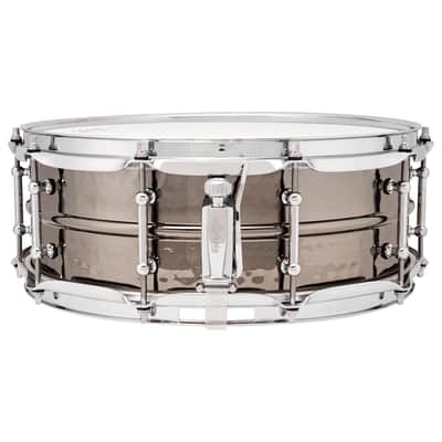 Ludwig LB416KT Black Beauty Snare Drum 14x5 Hammered w/Tube Lugs image 2