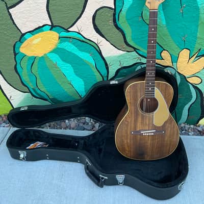 Clean original Fender Newporter 1965 - Rossmeisl design - Mahogany / Natural w/ HSC image 1