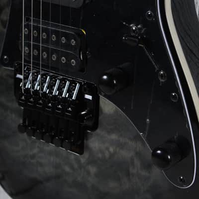Ibanez RG450QMB Electric Guitar Quilt Maple Top Transparent Gray Burst image 4