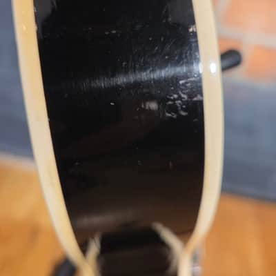 Vintage 1970s Encore LP Copy Electric Guitar Black image 11