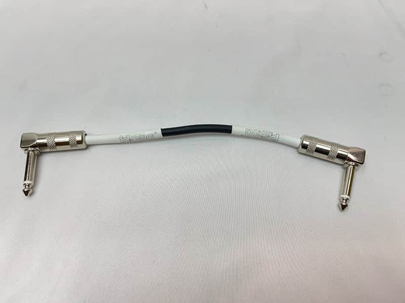 Hosa Right Angle Standard Guitar Patch Cable - 6 inch image 1