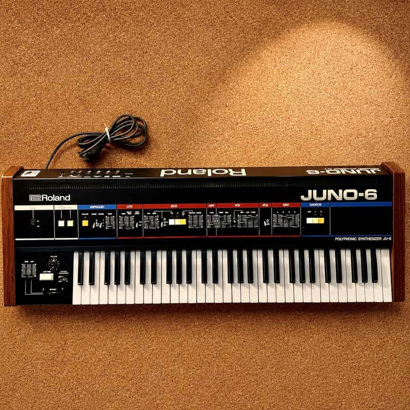 Roland Juno-6 61-Key Polyphonic Synthesizer – Serviced – Warranty image 1