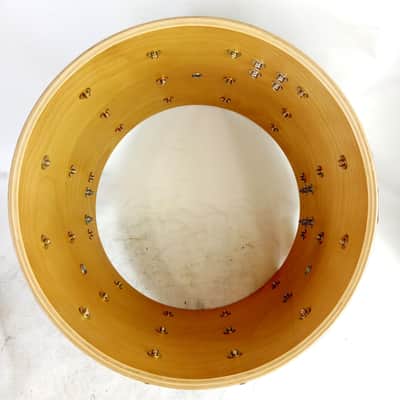 Yamaha 12x14"MS8014 Field Corps Marching Snare Drum White Japan Die-Cast Rim 80s image 14