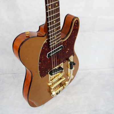 Fender Custom Shop Limited Edition Bow Tie Telecaster 2026 Aged Firemist Gold image 7