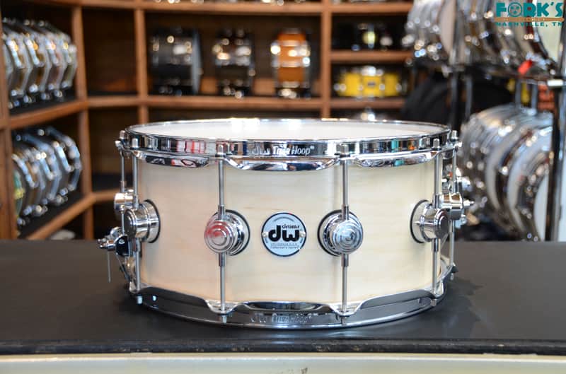 DW Collector's Maple 6.5x14 Snare Drum - "Natural Satin Oil" image 1