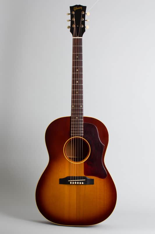 Gibson  LG-1 Flat Top Acoustic Guitar (1965), ser. #253956, original brown alligator chipboard case.