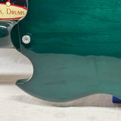 Gibson SG6100TLNH1 SG Standard '61 1961 Reissue Guitar with Case 2024 - Translucent Teal image 14