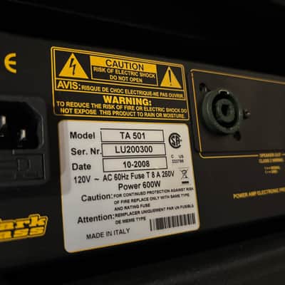Markbass TA 501 2000s image 4