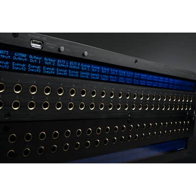 Black Lion Audio PBR TRS3 LIT 48-Point TRS to TRS Patchbay with LCD Displays image 5