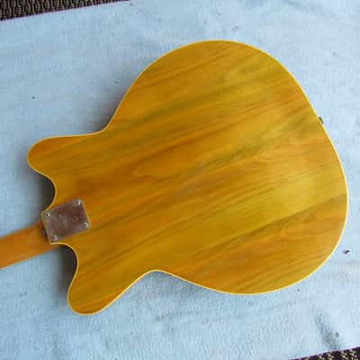 1967 Fender Coronado II Wildwood Finish With Original Case & Tremolo Arm Cool 2 Pickup Vintage Fender Coronado image 7